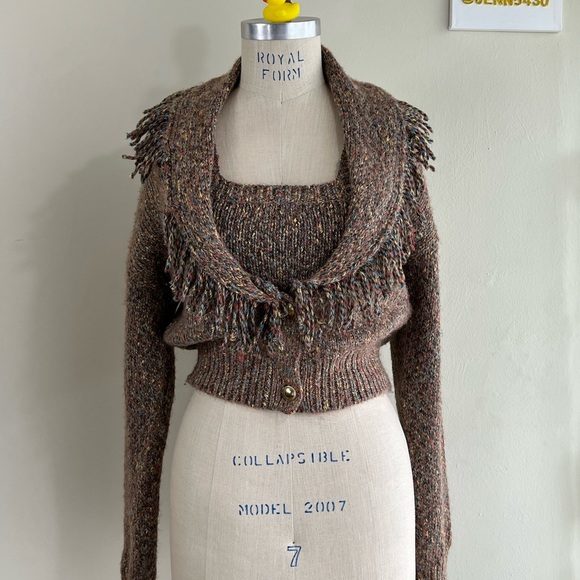 House of Harlow 1960 Sweaters - NWT👕 House of Harlow 1960 Cardigan and Tank 2PCS Set SZ-XS